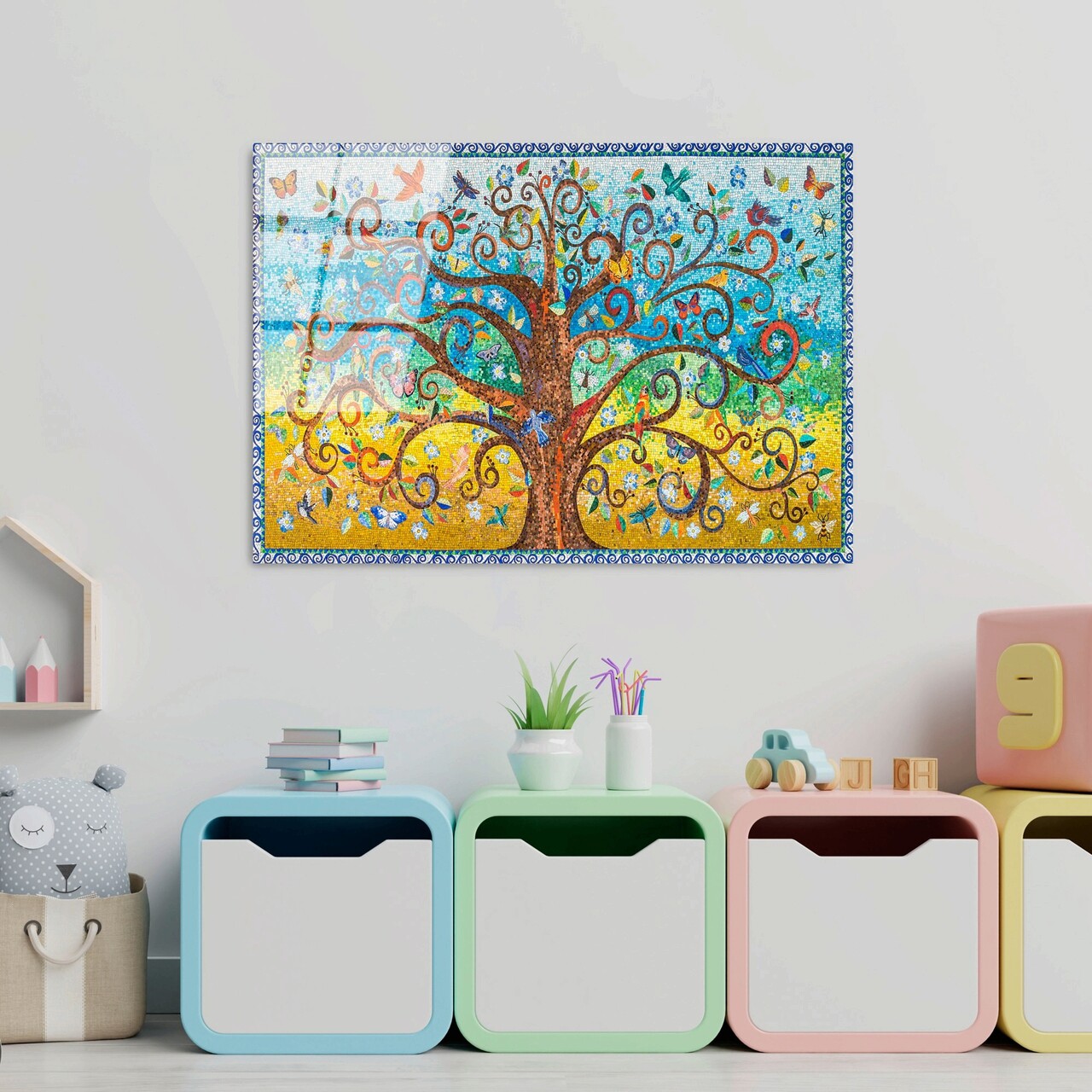 Tablou decorativ, UV-211 70 x 100, 70 x 100 cm, Multicolor - view 2