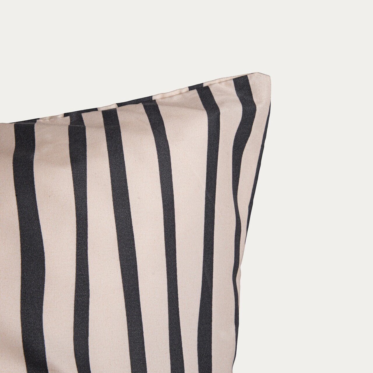 Lenjerie de pat King Size, Lino, Homla, 200x220 cm, 3 piese, microfibra din poliester, bej/negru — imaginea 4