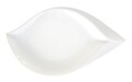 Platou servire Salsa, Ambition, 27 x 15.5 cm, portelan, alb