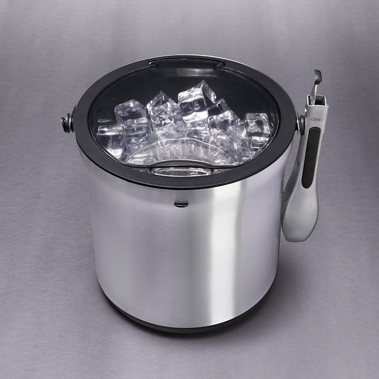 Set galetusa si cleste pentru gheata, inox, "SteeL" - OXO - imagine 2
