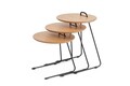 Set masute 3 piese, Howard, Metis, MDF , Natural