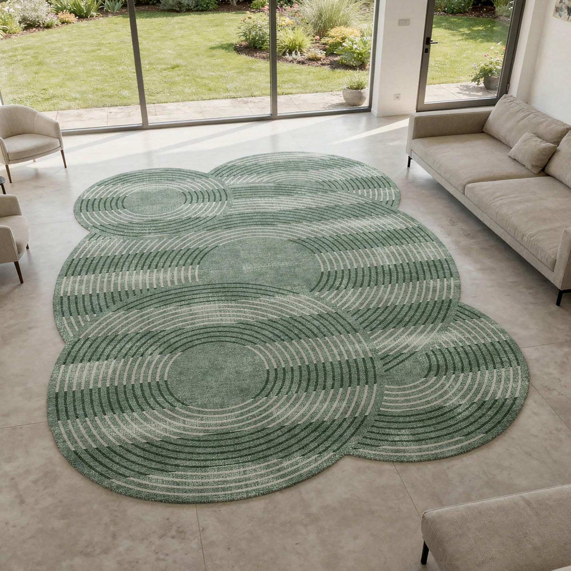 Covor, Fr377, 100x300 cm, Verde