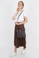 Geanta Beverly Hills Polo Club, 710, piele ecologica, maro/mov