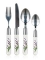 Set tacamuri 24 piese Lavender, Banquet, inox/ABS