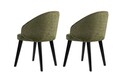 Set scaune 2 piese, Wayland, Bentley, Verde/Negru