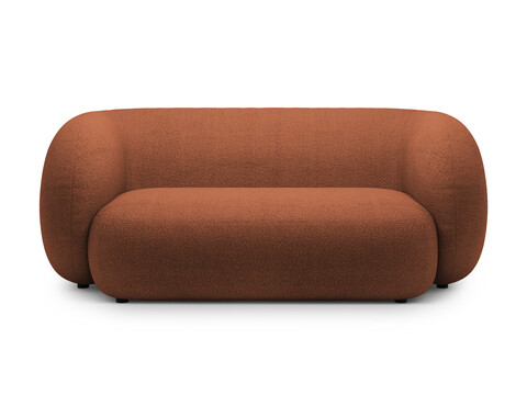 Canapea modulara 2 locuri, Kate, Micadoni, 183x99x76 cm, tesatura boucle, teracota