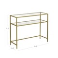 Dulap, Modara, By-4, Auriu / Transparent