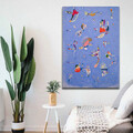 Tablou decorativ, 70100KANDINSKY033, Canvas, Lemn, Multicolor