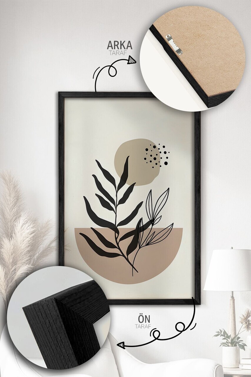 Tablou decorativ, Artvmodel7-Sıyah, MDF, Multicolor — imaginea 2