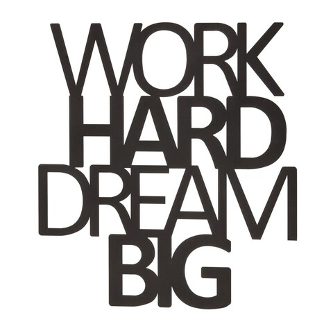 Decoratiune de perete Dream Big, Maison in Design, 65x70 cm, otel