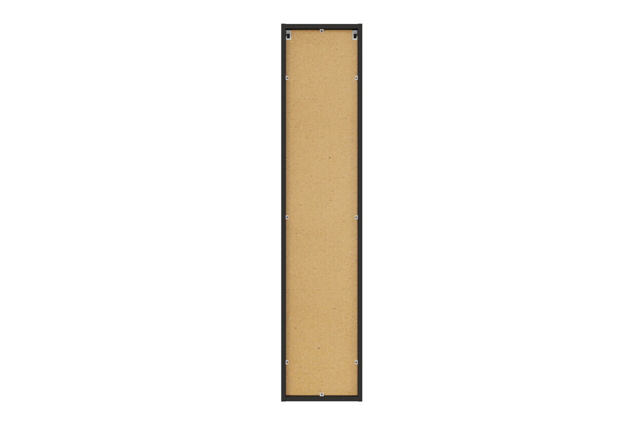 Set mobilier baie, masca cu lavoar, dulap inalt si oglinda LED, 80 cm Trust, Talia Casella Black, Comad, MDF/PAL laminat, stejar casella/negru mat — imaginea 3