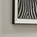 Tablou decorativ T721, Neostill, Zebra, sticla temperata, 70x70 cm