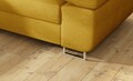 Coltar extensibil stanga 4 locuri, ELTAP, Anton, 272x203x85 cm, lemn/poliester, mustar