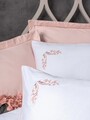 Lenjerie de pat dubla, Melinda - Pink, Cotton Box, Bumbac Satinat