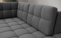 Coltar extensibil dreapta 5 locuri ELTAP, RT-06SO, Blewett, 299x198x82 cm, lemn/poliester, gri inchis