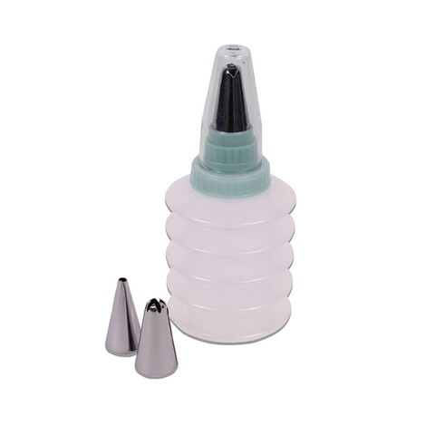 Dispozitiv pentru decorat briose cu 3 duze, luigi ferrero norsk, fr-1703, plastic/inox