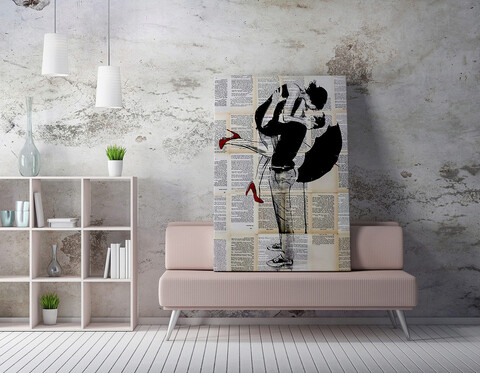 Tablou decorativ, wy185 (70 x 100), 50% bumbac / 50% poliester, canvas imprimat, multicolor