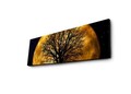 Tablou decorativ cu lumina LED, 3090DACT-71, Canvas, 30 x 90 cm, Multicolor