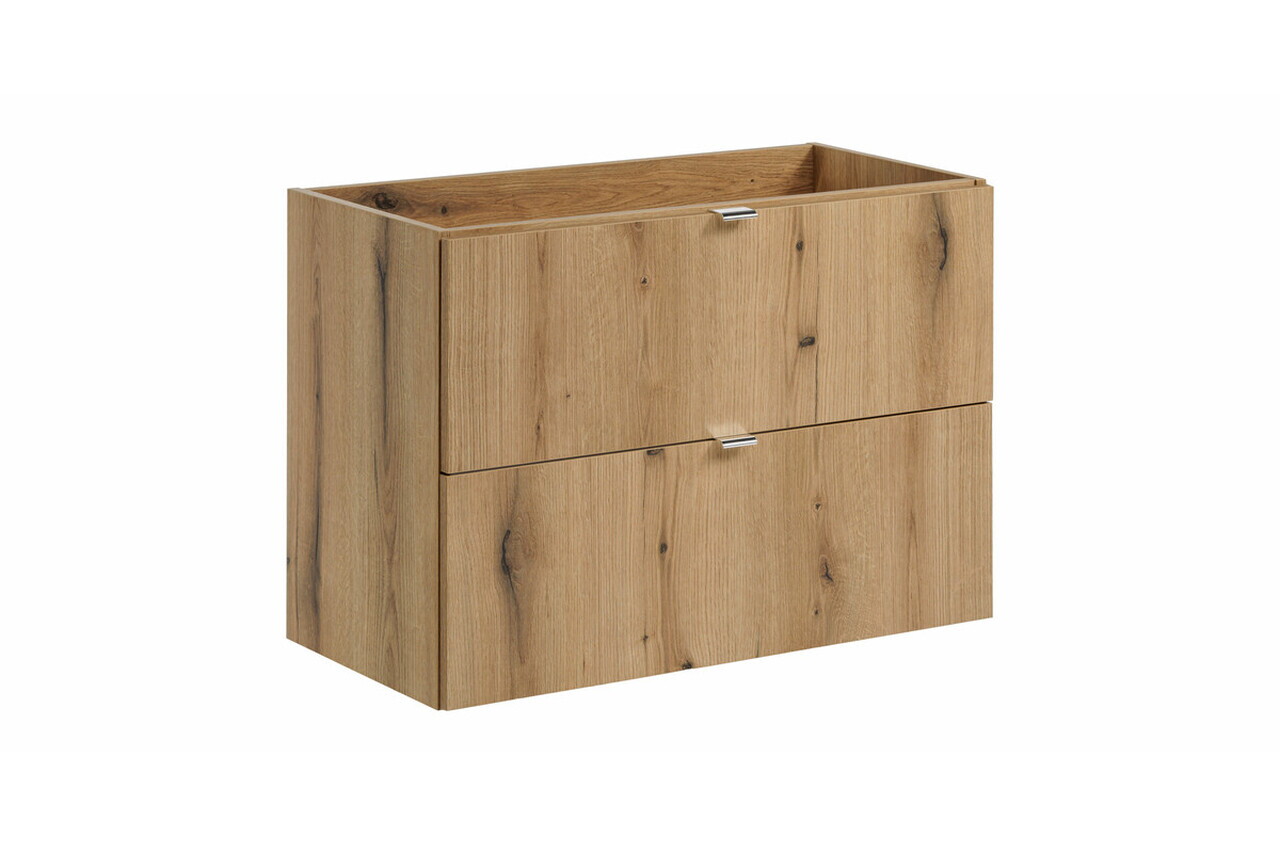 Set mobiler baie, dulap cu lavoar, 80 cm S Un Beyond, Nova Oak, Comad, PAL laminat, stejar coast evoke — imaginea 2