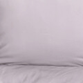 Lenjerie de pat dubla Selin, Homla, 3 piese, 160x200 cm, bumbac satinat, gri