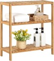 Raft de depozitare Songmics, 60x26x66 cm, bambus, maro
