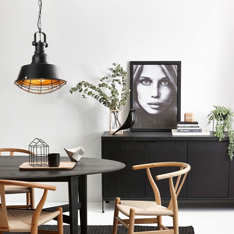 Lustra, Opviq, 892OPV1466, Metal, Negru