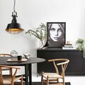Lustra, Opviq, 892OPV1466, Metal, Negru