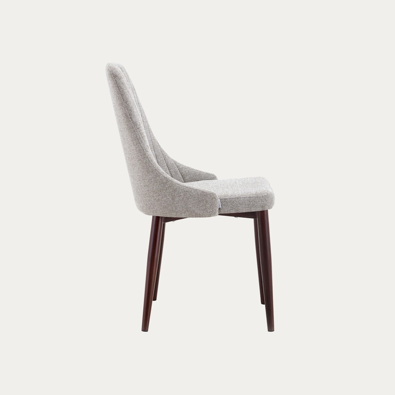 Scaun Arvello, Homla, 46.5x58x88  cm, metal/poliester, bej/maro — imaginea 3