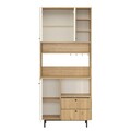 Dulap multifunctional, Locelso, RE6-SW, Stejar / Alb