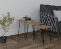 Masute, Puqa Design, Mali, PAL, Negru / Vechi