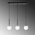 Lustra, Fulgor, 942FLG1469, Metal, Alb/Negru
