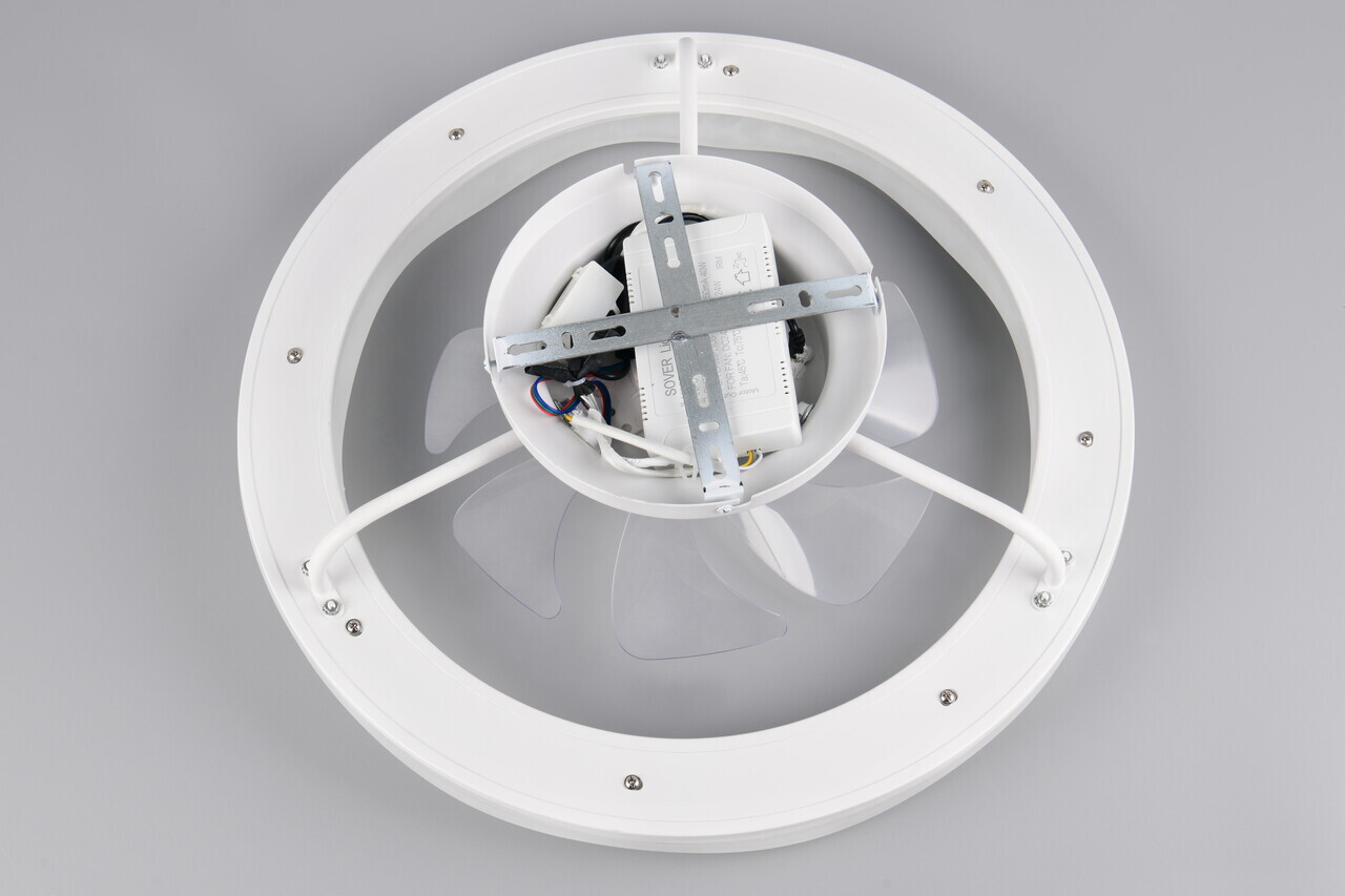 Plafoniera cu ventilator Skaulo, RL, 50x14 cm, 35W, 1x SMD, plastic, alb mat - view 4