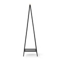 Suport pentru haine, Brabantia, Linn, 47.6x34x170 cm, otel, negru