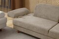 Canapea extensibila 3 locuri, Atelier del Sofa, 752EST1168, Cafea cu lapte