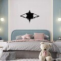 Decoratiune de perete, Boot, Dimensiune: 40 x 60 cm, Negru