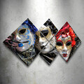 Set 4 tablouri decorative, 4MDF2998742, MDF, Imprimat UV, Multicolor