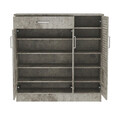 Pantofar cu 3 usi Sante, Pakoworld, 30 perechi pantofi, 120x37x123 cm, MDF/PAL, antracit vintage