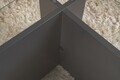 Masuta de cafea, Nordure, Vetrino, 105x40x65 cm, Sticla temperata , Antracit