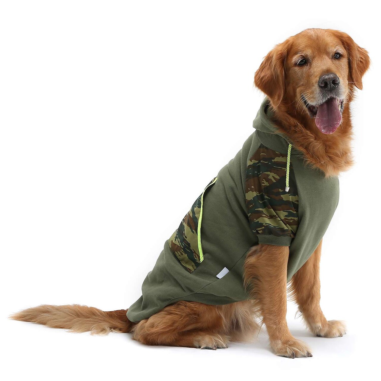 Hanorac pentru câini, Paws &amp; Whiskers, Askersweat, Kaki - imagine 2