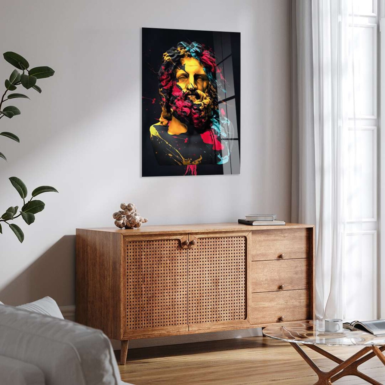 Tablou decorativ, Hhlzvh011, 30 x 40 cm, Multicolor - view 2