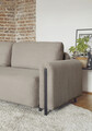 Canapea extensibila 3 locuri, ELTAP, SO-ARC-BL-20JAR, Arcadova, 244x97x97 cm, lemn/poliester, bej inchis/negru