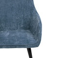 Scaun Satori Pop, Homla, 59x57x84 cm, MDF/metal/poliester, albastru