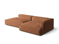 Coltar modular dreapta 4 locuri, Nuria-88, Micadoni Home, 312x147x72 cm, catifea, miere