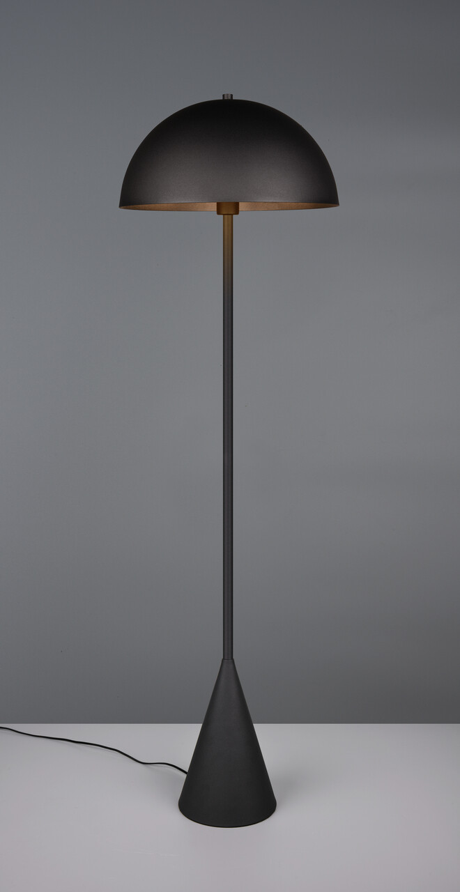 Lampadar Alfie, TRIO, 40x152 cm, 40W, 1x E27, metal, negru mat - 1 | YEO