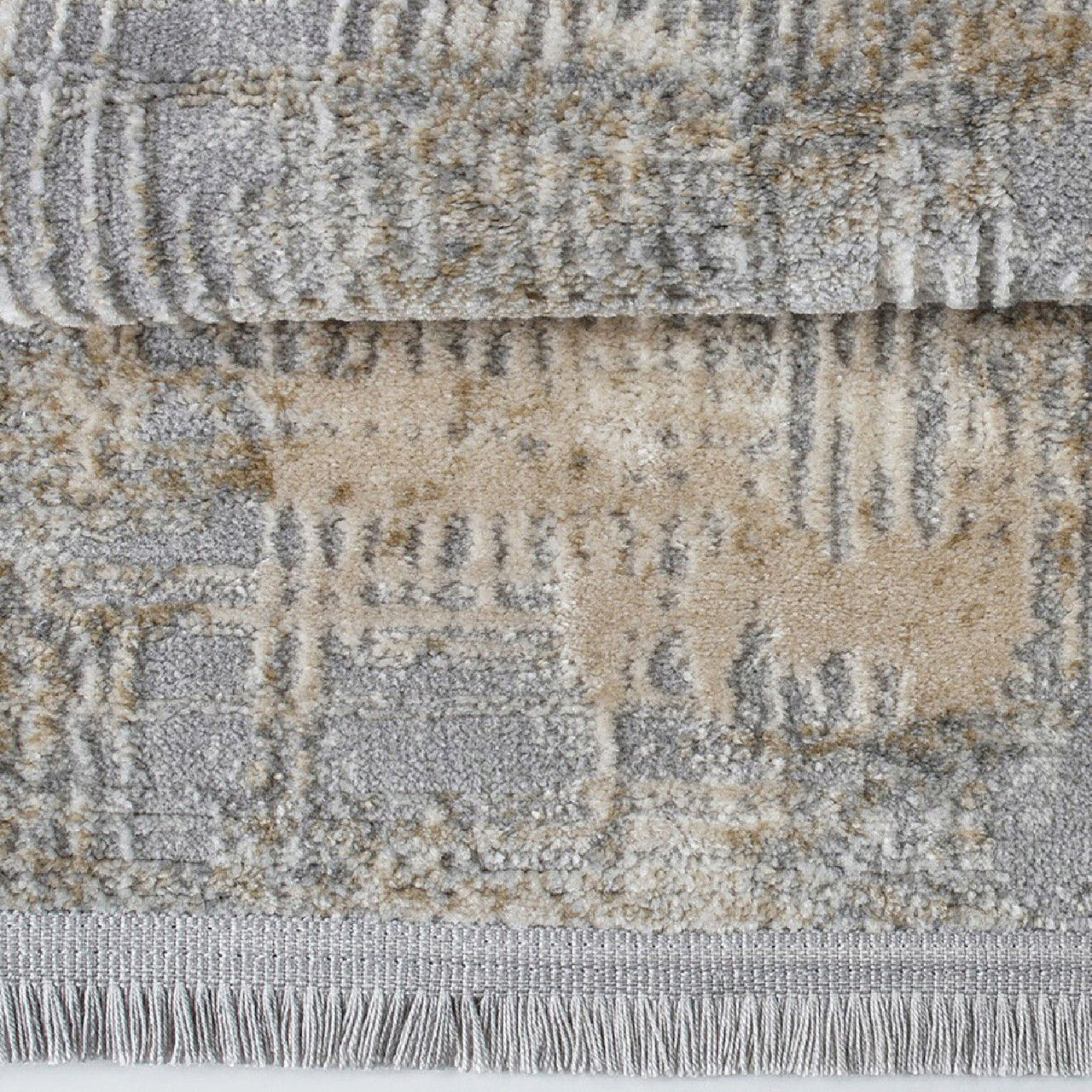 Covor, Notta 1107, 100x400 cm, 60% polipropilena/40% poliester, Gri / Bej / Crem - 1 | YEO