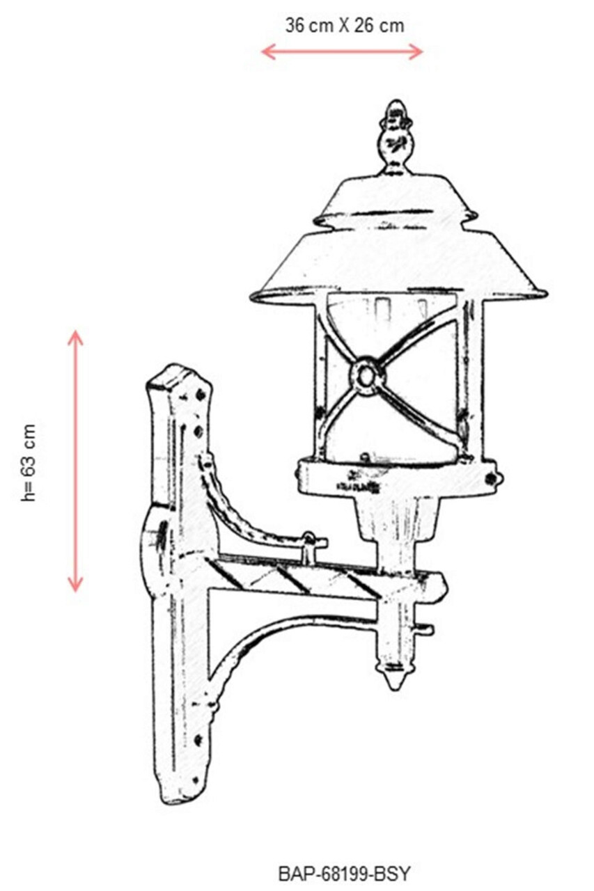 Lampa de exterior, Avonni, 685AVN1308, Plastic ABS, Alb/Negru