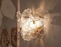Aplica de perete Ibiscus, Mauro Ferretti, 3 x E14, 20W, 33x17x28 cm, sticla/fier, multicolor