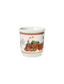 Set 4 cesti de cafea, Christmas, Brandani, 6x6 cm, portelan New Bone China