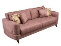 Canapea extensibila cu spatiu depozitare Kappa Rose, Heinner, 3 locuri, 230x100x78 cm, stofa