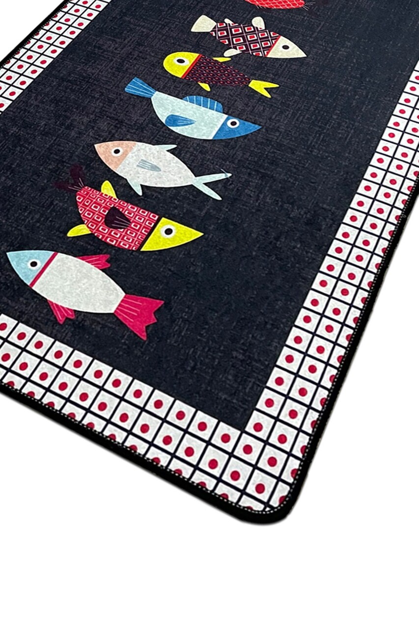 Covoras de baie, L'essentiel Maison, Swing of Fish Djt (80 x 100), 80x100 cm, Multicolor - view 2